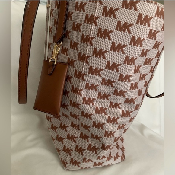 Michael Kors Vincent Large Logo Jacquard Tote Bag with Card Case NWT - Picture 5 of 10